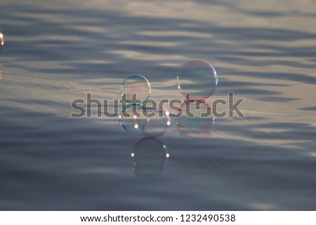 Bubble on a water