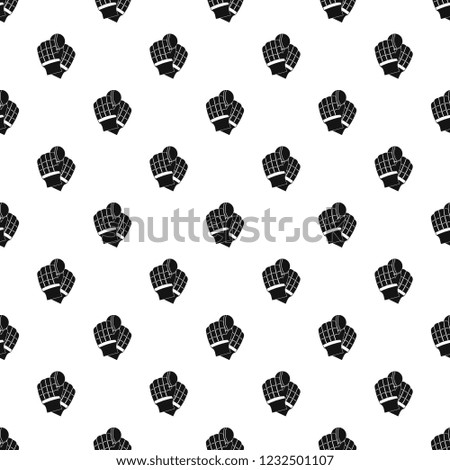 Cricket gloves pattern seamless vector repeat geometric for any web design