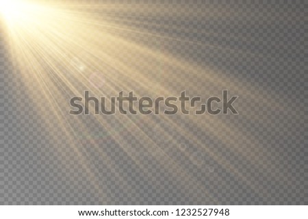 Vector transparent sunlight special lens flare light effect. Royalty-Free Stock Photo #1232527948