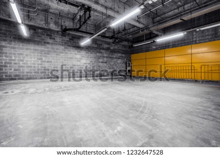 Empty Pit Garage