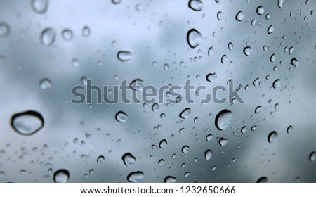Droplet on glass