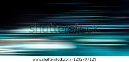 speed light line motion blur, data transfer simulation Royalty-Free Stock Photo #1232797123