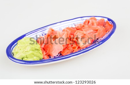 Wasabi and Sushi Ginger