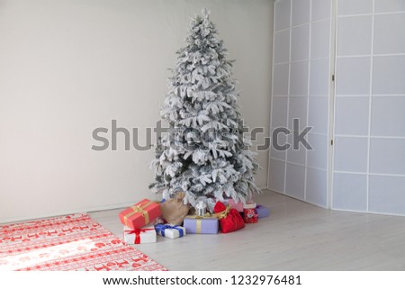 Christmas Interior apartment Christmas tree new year holidays