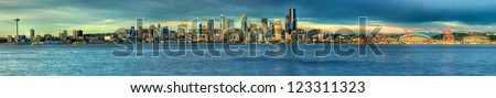 Panoramic Image of the city of Seattle
