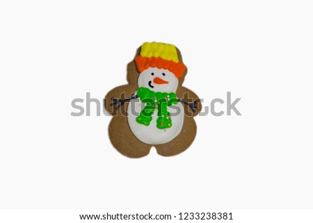 gingerbread man snowman