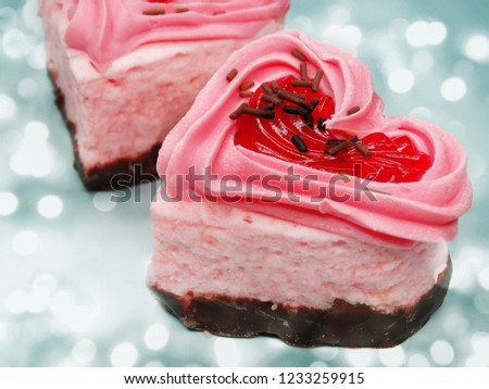 valentine's day heart cake food sweet festive dessert