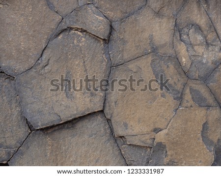 Real flat brown rock texture 