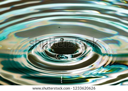 water drop closeup