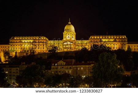 Beautiful night photography in Budapest Hungary.