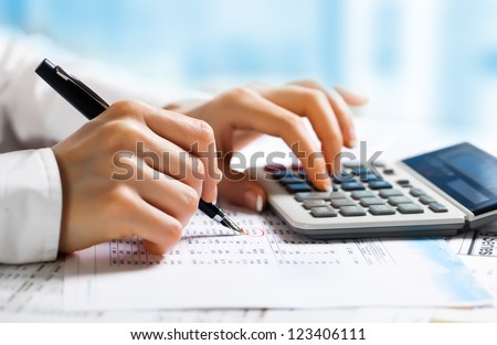 Accounting. Royalty-Free Stock Photo #123406111