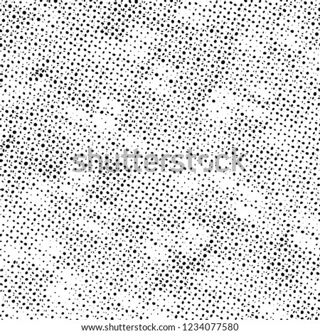Distress grunge halftone overlay texture. Dirty noise aging design template. EPS10 vector.