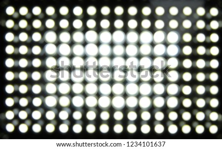 Led lights forming background. Abstract backdrop.