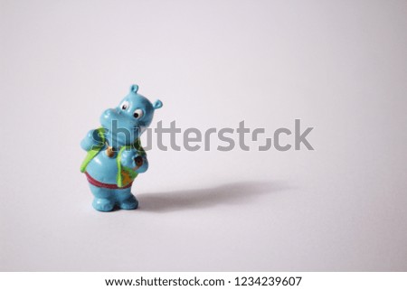 Hippo business man 