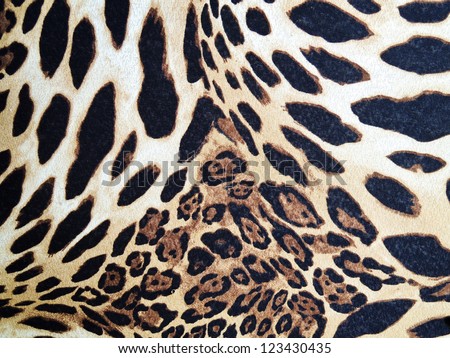 Abstract leopard texture