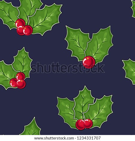 Cowberry vector illustration, berries images. Doodle cowberry vector illustration in red and green color. Cowberry berries images for menu, package design. Vector berries images of cowberry