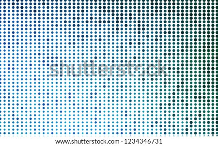 Light Blue, Green vector layout with circle shapes. Blurred bubbles on abstract background with colorful gradient. Pattern for beautiful websites.