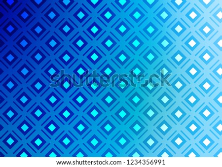 Light BLUE vector texture with lines, rhombuses. Colorful decorative design in simple style with lines, rhombuses. Backdrop for TV commercials.