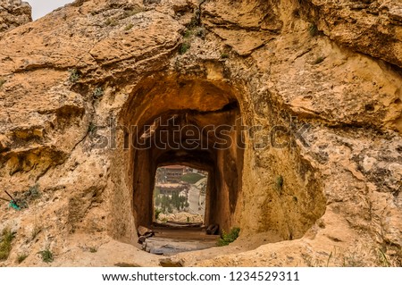 A hole in the mountain of Iraqi Kurdistan, Dohuk