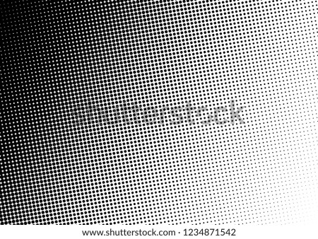 Vintage Dots Background. Points Backdrop. Halftone Black and White Texture. Fade Overlay. Vector illustration