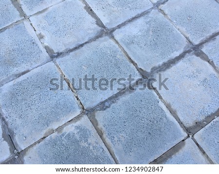 Sidewalk block cement floor background pattern texture
