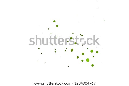 Light Green vector template with spots. Modern abstract illustration with colorful water drops. Template for your brand book.