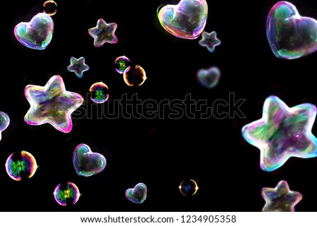 Animal Shape Funny Bubbles Overlay Transparent in black cute cartoon colorful  round elegant pattern template design idea party theme bubble children kid playful joyful bokeh