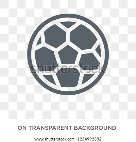 Football icon. Trendy flat vector Football icon on transparent background from sport collection. 