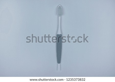  Toothbrush on the wash basin