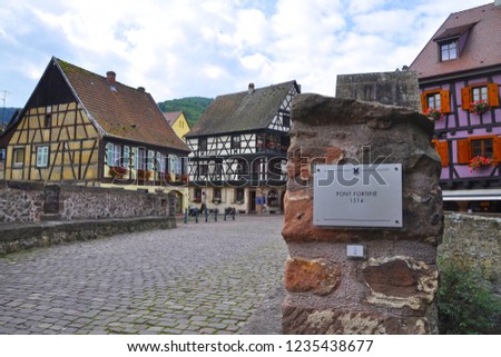 Kaysersberg, Alsace town, France