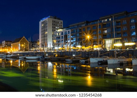 Marina in the city of Gdansk. Poland