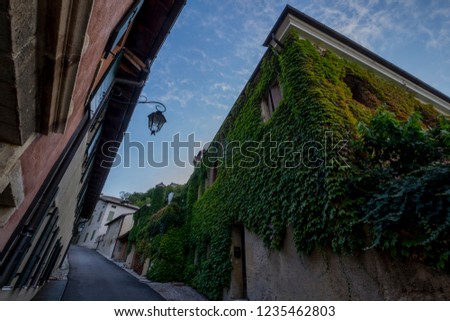 A view of the village of Asolo, Italy. Asolo is a town in the province of Treviso, in the northern Italian region of Veneto