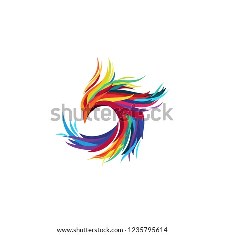 Griffin Logo Vector Purple Version Stock Photo 516411652