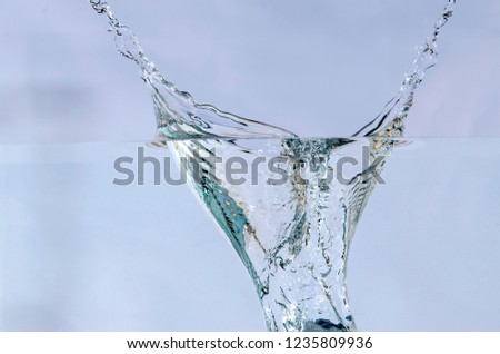 Close Up of a Splash in Water
