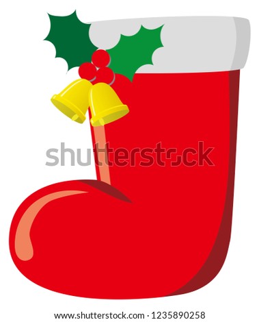 Christmas Boots Illustration 