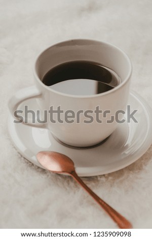 Coffee and Tea Mugs in cozy home style and soft tones