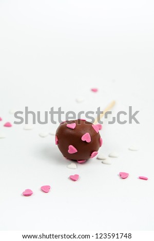 Cake Pop heart for valentineÃ?Â´s day and other celebrations