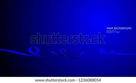 Vector abstract background with wave and line patterns. blue abstract wallpaper vector design