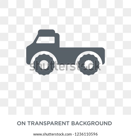 Monster truck icon. Monster truck design concept from Transportation collection. Simple element vector illustration on transparent background.