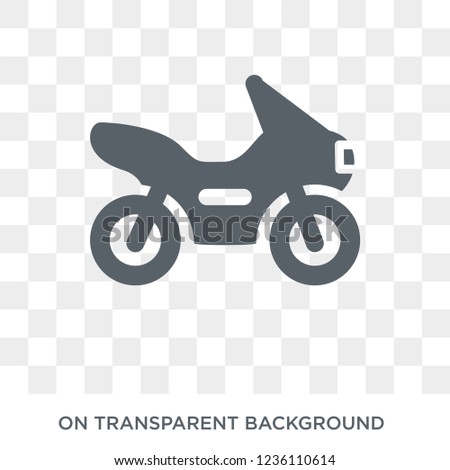 Motorbike icon. Motorbike design concept from  collection. Simple element vector illustration on transparent background.