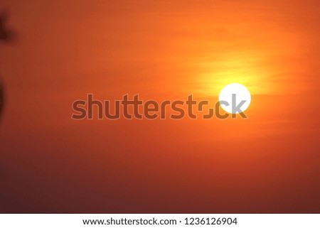 Sunset in Mountains