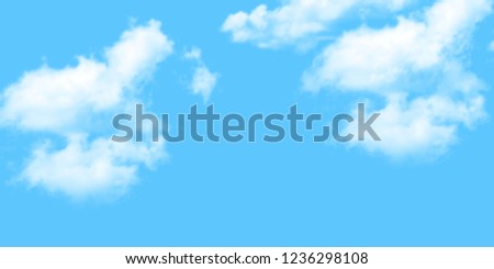 sky blue Cloud Stock Image 
