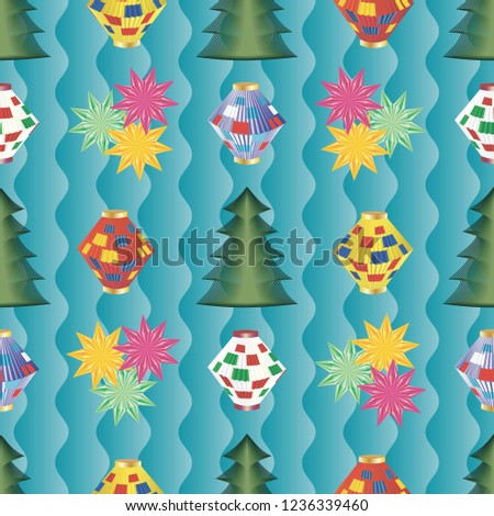 The image can be used as a New Year and Christmas postcard, background for your site, wrapping paper and other holiday projects.