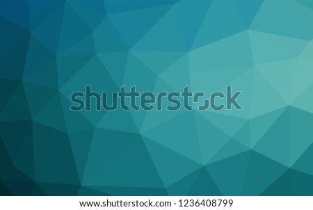 Light BLUE vector polygon abstract layout. Brand new colored illustration in blurry style with gradient. The best triangular design for your business.