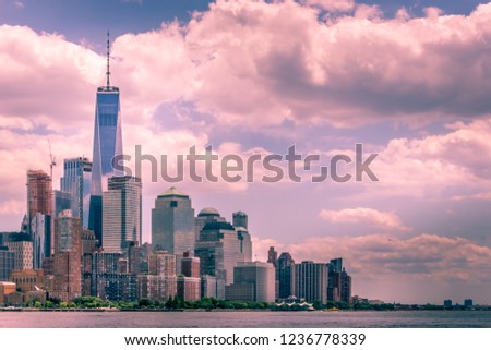 Manhattan skyline by day