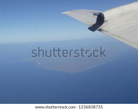flying over islands