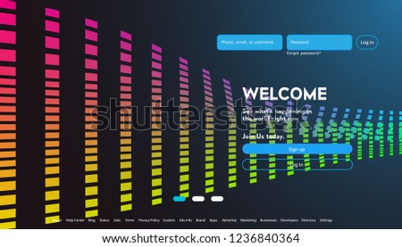 User interface for Big data flow processing concept, cloud database, isometric vector, web hosting and server room icons. Smart city concept in database system
