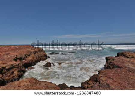Beach Seaside Cliff Rocks