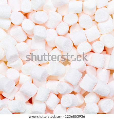 White marshmallows background