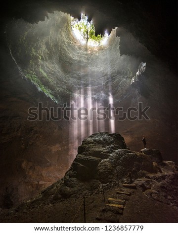 Jomblang Cave, Central Java, Indonesia